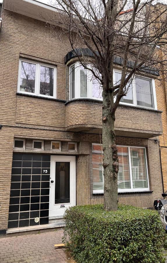 Charmante Art Deco Rijwoning Ostende Exteriér fotografie